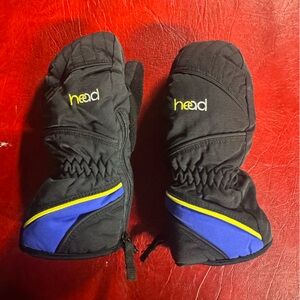 Head Black Mittens